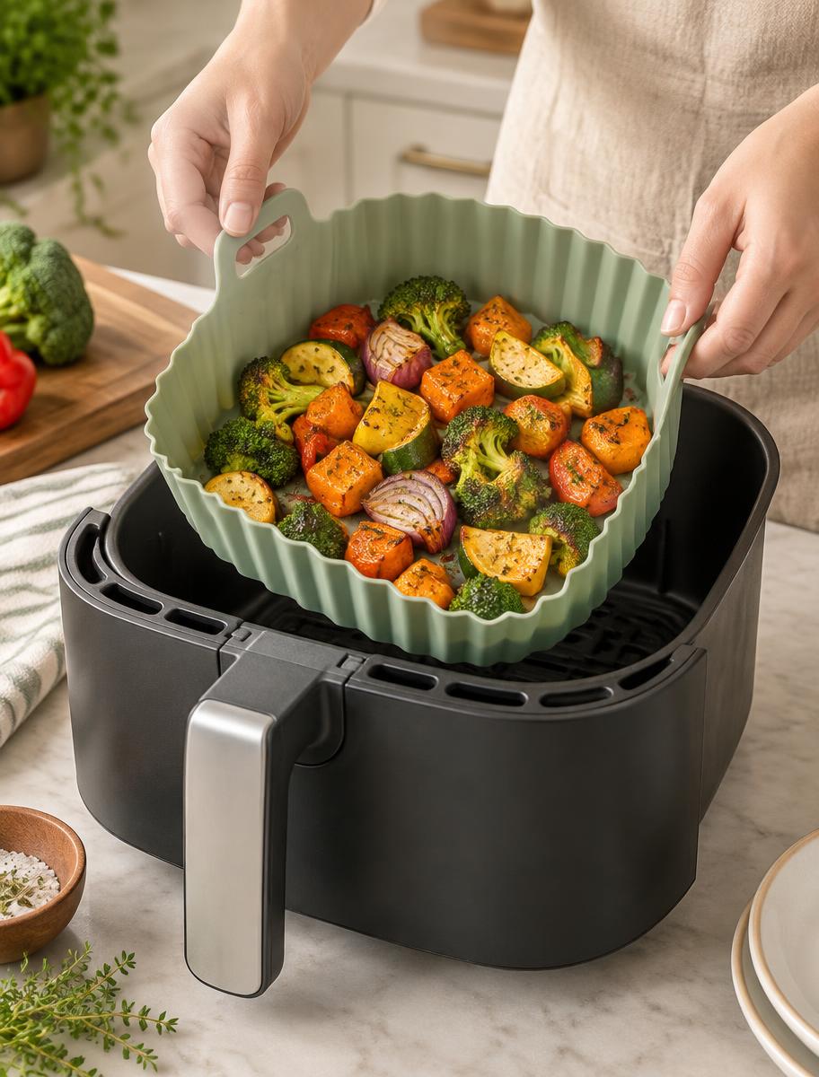Reusable Silicone Air Fryer Liner (2-Pack)